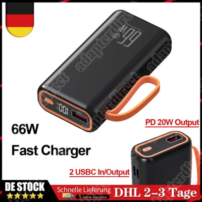 Kovol Powerbank PD20W 24000mAh externer Akku Handy Schnellladegerät USB-C Fast - Bild 1 von 4