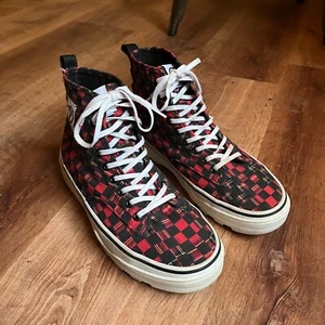 Vans Sentry Sk8-Hi WC Plaid Shoes Men's 9 Women's 10.5 UltraCrush Lug Sole Skate - Picture 1 of 8