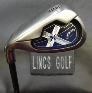 Left-Handed Callaway X18 9 Iron Senior Graphite Shaft Callaway Grip - Picture 1 of 5