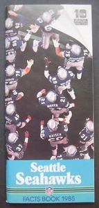 Seattle Seahawks 1985 libro de datos de la NFL - Imagen 1 de 8