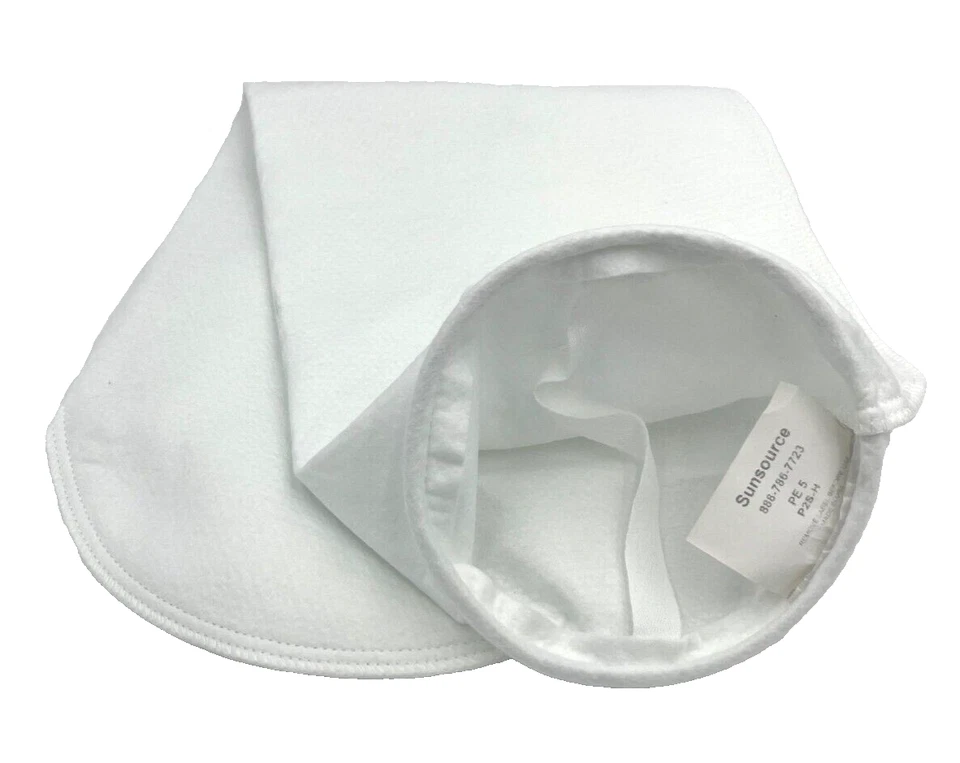 Sunsource #2 Size 5 Micron Polyester Filter Bag PE 5 P2S-H - Image 1 of 1