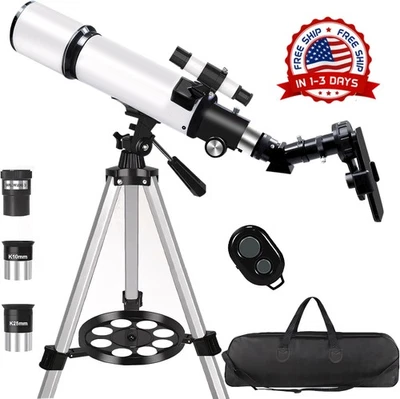 Telescopio, telescopios de apertura de 80 мм paraadultos, астрономия, niños. - Изображение 1 из 4