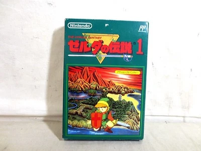 THE LEGEND of ZELDA 1 FC Nintendo Famicom Japanese w/ Box Manual - Image 1 of 3