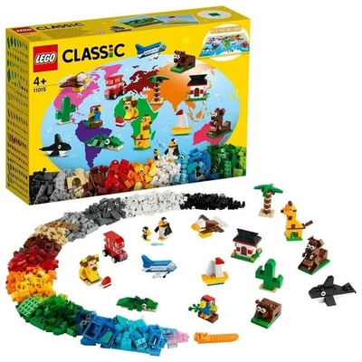 LEGO Classic 11015 Autour du monde, les animaux les plus emblématiques du... - Photo 1/4