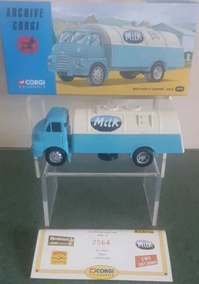 CORGI 20202 BEDFORD S TYPE MILK TANKER DELIVERY  TRUCK LTD EDITION MINT IN BOX   - Image 1 of 4