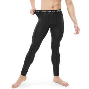 Barifall Sports Tights Men s Spats Leggings Compression Tights Power Stretc 837 - Picture 1 of 7