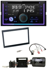 JVC Lenkrad USB 2DIN DAB Bluetooth CD Autoradio für Citroen C2 C3 Berlingo Jumpy - Bild 1 von 10