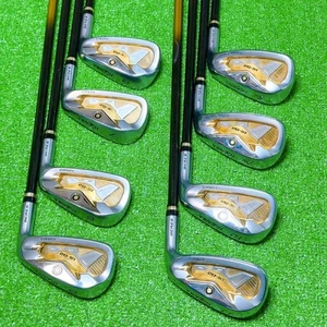 HONMA GOLF BERES IS-02 8pcs Iron Set 6-11/A.S Flex-R 3STAR ARMRQ 6 49 No H/C - Picture 1 of 5