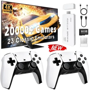 2.4G Retro Konsole HDMI Videospielkonsole Dual Gamepad Wireless Game Controller - Bild 1 von 14