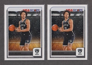 TWO (2) 2023-24 Panini NBA Hoops - #258 Jalen Wilson [Winter] Rookie Card RC Lot - Picture 1 of 2