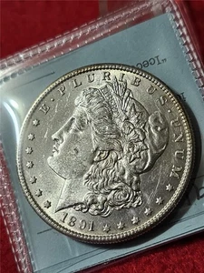 1891-S AU MORGAN SILBER DOLLAR YOU VS ME #MF-T4991 - Bild 1 von 3