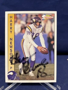 Harry Newsome Minnesota Vikings Autogrammkarte - Bild 1 von 2
