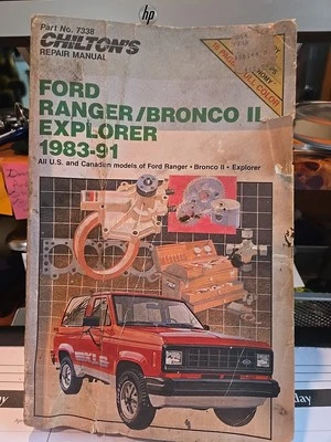Manual de reparación Chiltons Ford Ranger Bronco II Explorer 1983-1991 7338 Foto 1 de 2