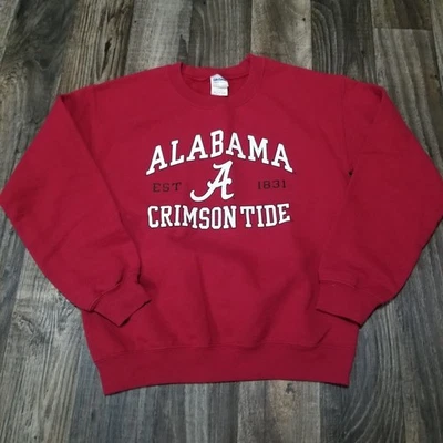 Alabama Crimson Tide Red NCAA College Football Sweatshirt Small - Image 1 of 4