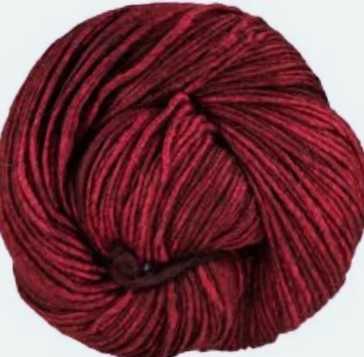 Borgoña Vino Tinto Vacaciones Navidad 100gr Madeja Malabrigo PEOR Lana Merino HILO Foto 1 de 1