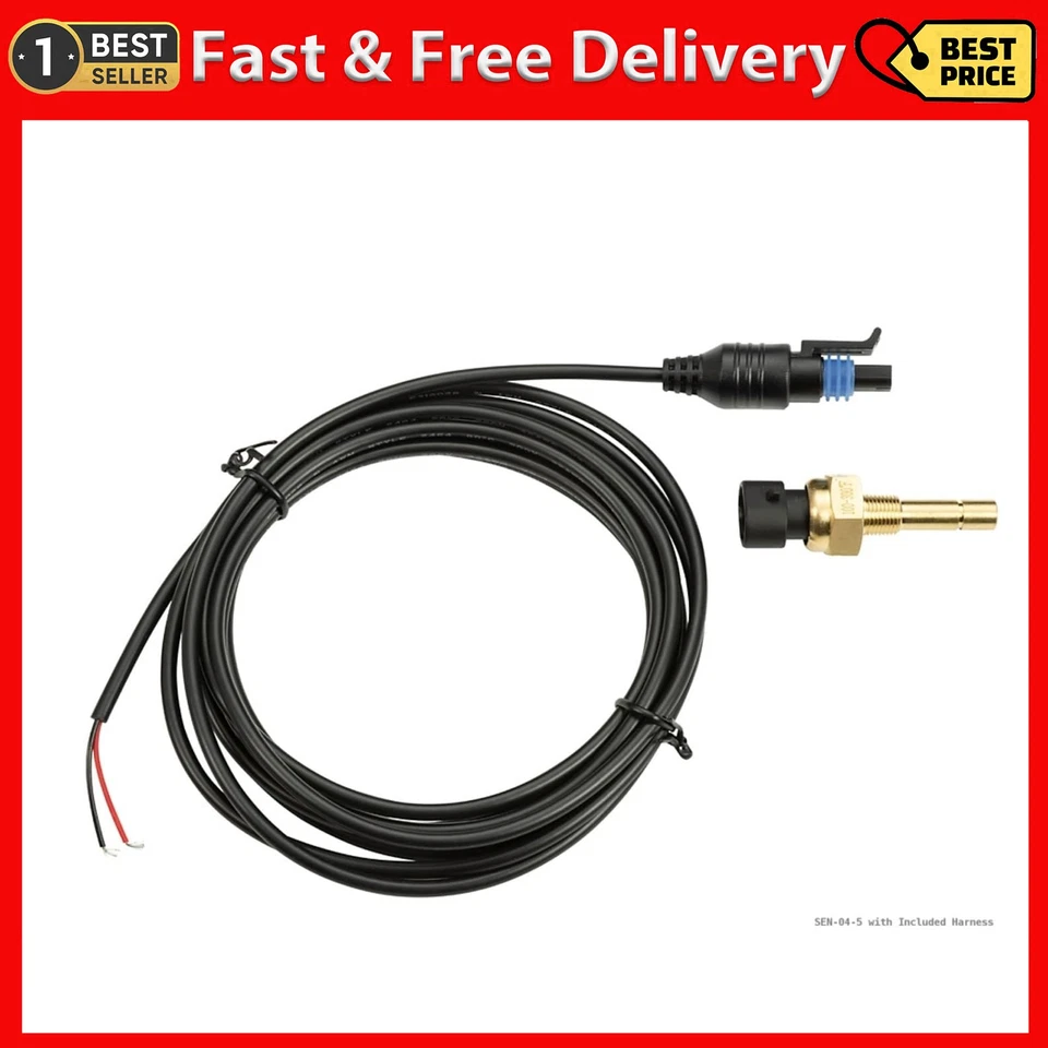 Dakota Digital 1/8" NPT Universal Water Temperature Sensor 0-300F SEN-04-5 - Image 1 of 4