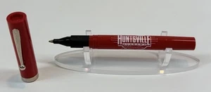 Bolígrafo rojo Sheaffer vintage sin tonterías Huntsville AL Space Capitol sello LEER - Imagen 1 de 7