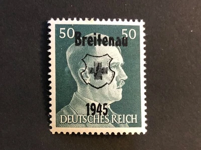 Alemania 1945 Post Segunda Guerra Mundial Sobreimpresión local (BREITENAU) 50 Rpf. MNH/s1 #b25 Foto 1 de 2