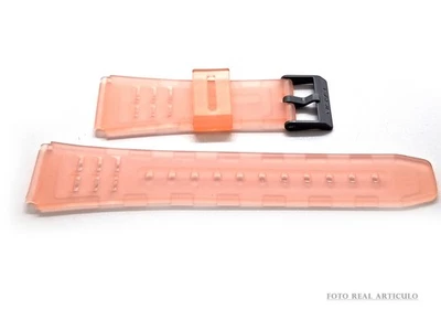 REPLACEMENT VINTAGE ORIGINAL  WATCH BAND CASIO DBC-63S.  QW. 1276. AÑO 1998. - Imagen 1 de 4