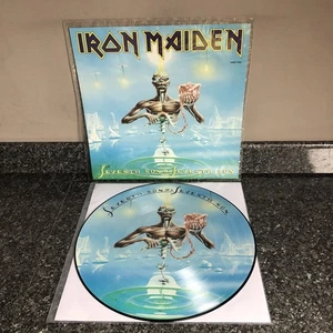 LP PICTURE DISC IRON MAIDEN SEVENTH SON OF A SEVENTH SON EMDP 1006 UK 1ST PRESS - Picture 1 of 12