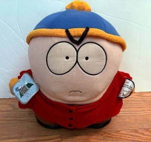 South Park Talking Eric Cartman Peluche Commedia Centrale RARO Parlante 1998 15" Etichette - Foto 1 di 4