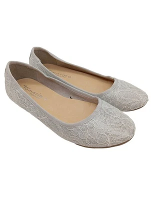 TAMARIS Ballerina a punta Donna Ballerina Taglia IT 41 grigio chiaro elegante - Immagine 1 di 4