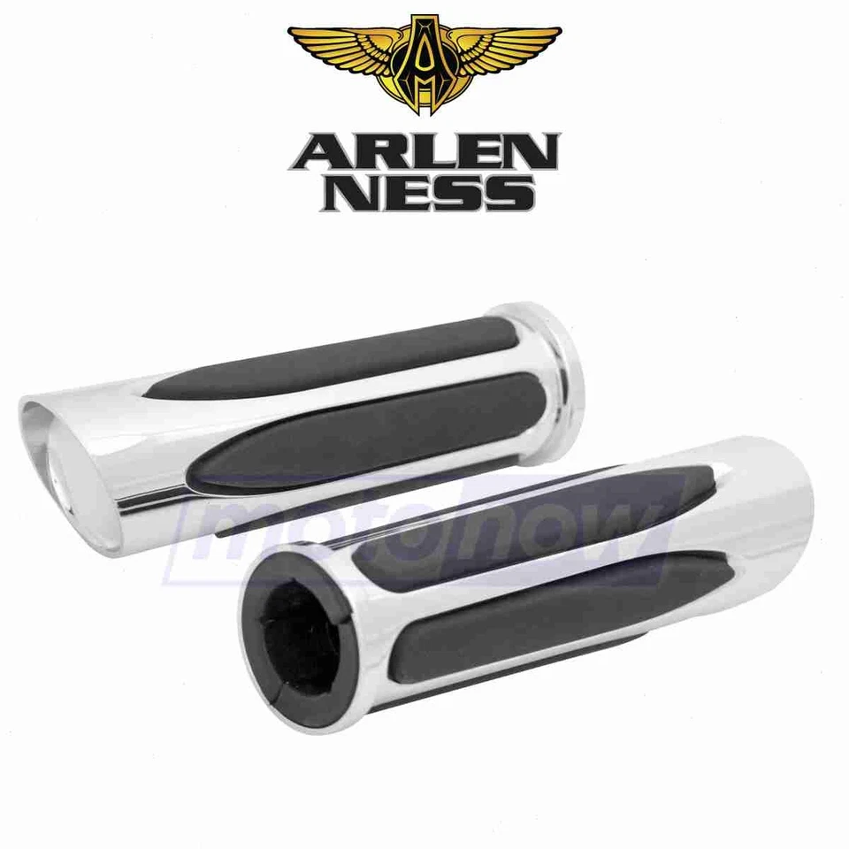 Arlen Ness Deep Cut Comfort Grips for 1984 Harley Davidson FXRDG Disc Glide xv Foto 1 de 4
