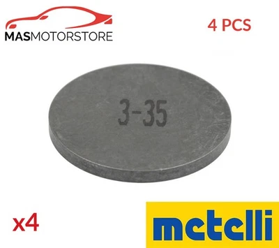 VALVE CLEARANCE ADJUSTING DISC METELLI 03-0091 4PCS FOR ALFA ROMEO ALFASUD,ARNA - Image 1 of 4
