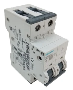 Siemens 5SY4206-7 Miniature Circuit Breaker 400V 6A 2-Pole NEW - Picture 1 of 8