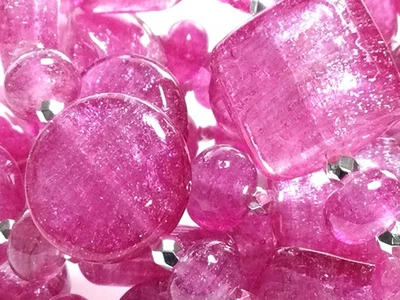 VictoriaGail Cuentas Murano - Oropel Arándano - 71 Cuentas Foto 1 de 4