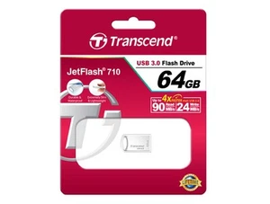TRANSCEND 64GB JetFlash 710 Silver Plating USB 3.0 - Bild 1 von 1