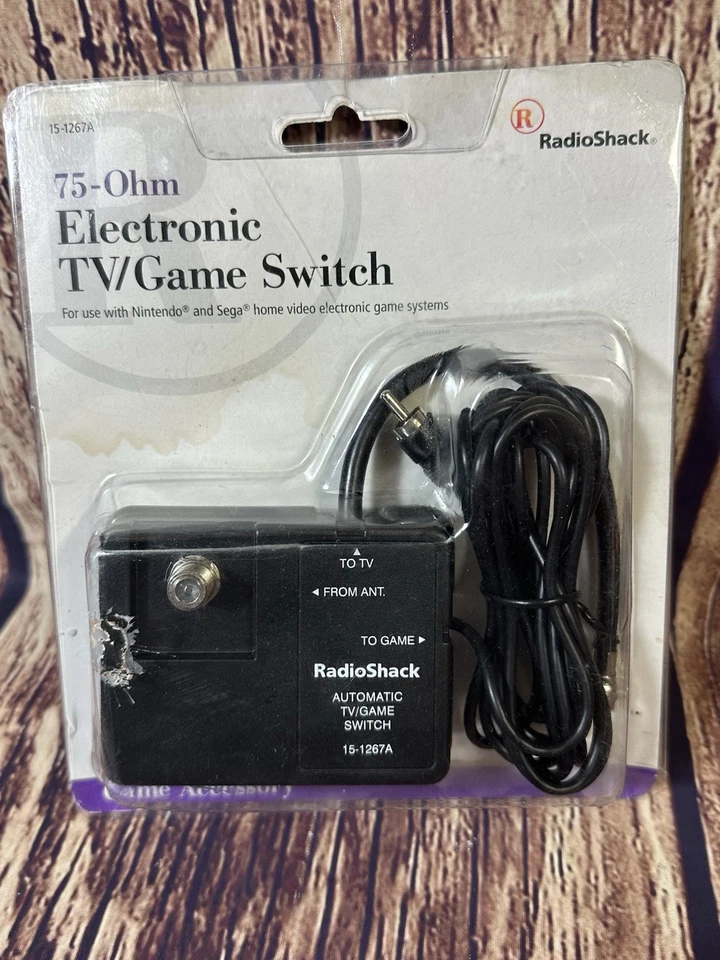 Brand New - Radio Shack Vintage TV-Video Game Signal Switch VHF UHF, 15- 1267A - Image 1 of 1