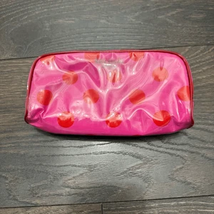 Kate Spade Rosa Gepunktet Kosmetik Federtasche - Bild 1 von 4
