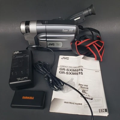 JVC GR-SXM515U Compact VHS-C Camcorder with Battery Charger & Manual Works READ - Image 1 of 4