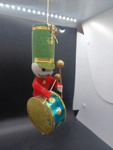 Adorno de batería grande vintage JAPÓN tambor mayor mediados de siglo 5 1/2" años 50 1960 - Imagen 1 de 12