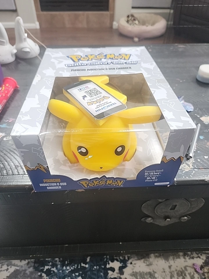 Pokemon Collectible Pikachu Rare Induction USB Charger New Sealed - Image 1 of 1