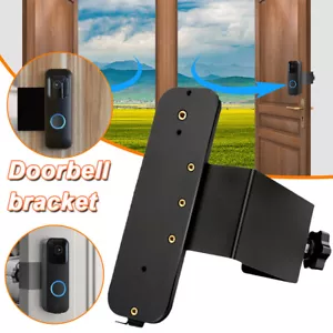 Doorbell Mount No Drill for Apartment Door, Anti-Theft Doorbell Holder Suitable - Picture 1 of 15