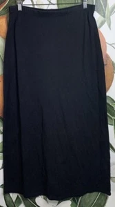Patagonia Womens Medium Organic Cotton Black Maxi Skirt - Picture 1 of 6