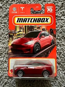 2023 Matchbox Tesla Model Y - Red - Picture 1 of 2