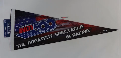 2017 Indianapolis 500 101ST Running Event Collector Pennant PennGrade Motor Oil Cover