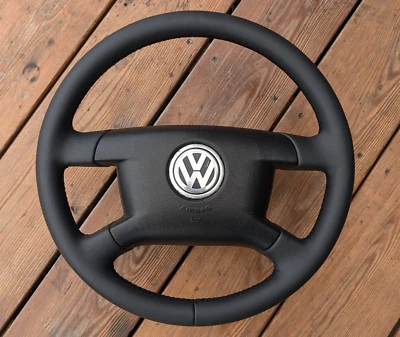 New Leather Steering Wheel for VW T5 2003-2009 Volkswagen Transporter Multivan - Image 1 of 4