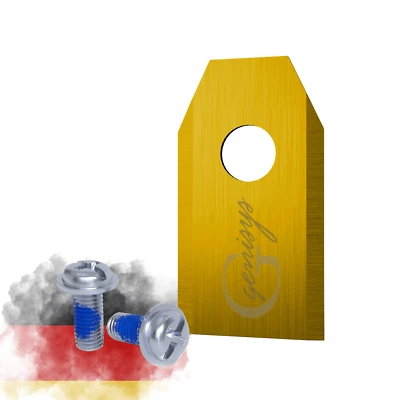 Ersatz Titan Messer Klingen für Ecovacs GOAT Mähroboter - 1-Loch bruchsicher - Bild 1 von 4