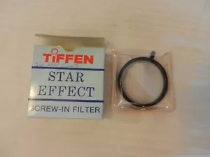 Tiffen Star Effect 52mm 4 Point 1MM Star Screw In Filter for 24mm Lens - Picture 1 of 3