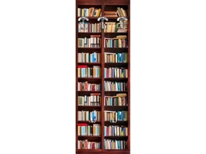 APPENDI ABITI DA MURO IN LEGNO LUPIA LIBRERIA & CM. 46X125H MADE IN ITALY - Picture 1 of 1