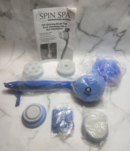 Spin Spa Spinning Spa Body Brush with 5 Attachments As Seen On TV New No Box - Picture 1 of 6