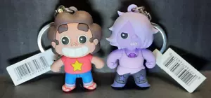 Paquete de llaveros de espuma 3D Steven Universe amatista y Steven - Imagen 1 de 2
