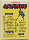 1965-66 Topps Hockey, #121 Checkliste 67-121, markiert, EX, 9864