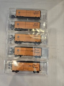 Micro-Trains N Scale Gauge Chicago & Eastern Illinois 40' Box #1, 2, 3, 4, 5 - Picture 1 of 8