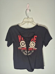 Camiseta De Colección Charlotte Russe Para Mujer X Pequeña Motociclista Moto Rock n Roll Punk Grunge - Imagen 1 de 9
