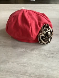 Gymboree Red Beret Hat Size 3-4 - Picture 1 of 5